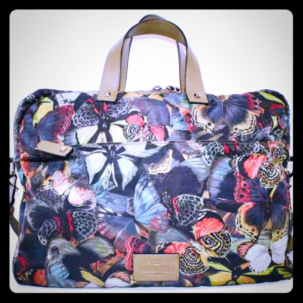 Valentino Camu Butterfly Messenger Bag